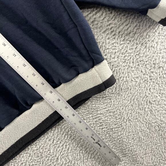 Vintage New York Sweatshirt Men's Large Blue Crewneck Embroidered Distressed 90s - Picture 9 of 13